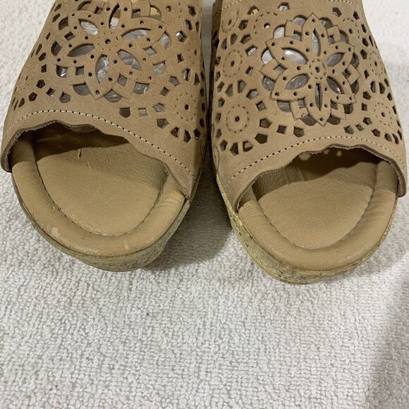 Spring Step Cork Wedge Sandal Womens Size 40 US 9 New - Picture 6 of 8